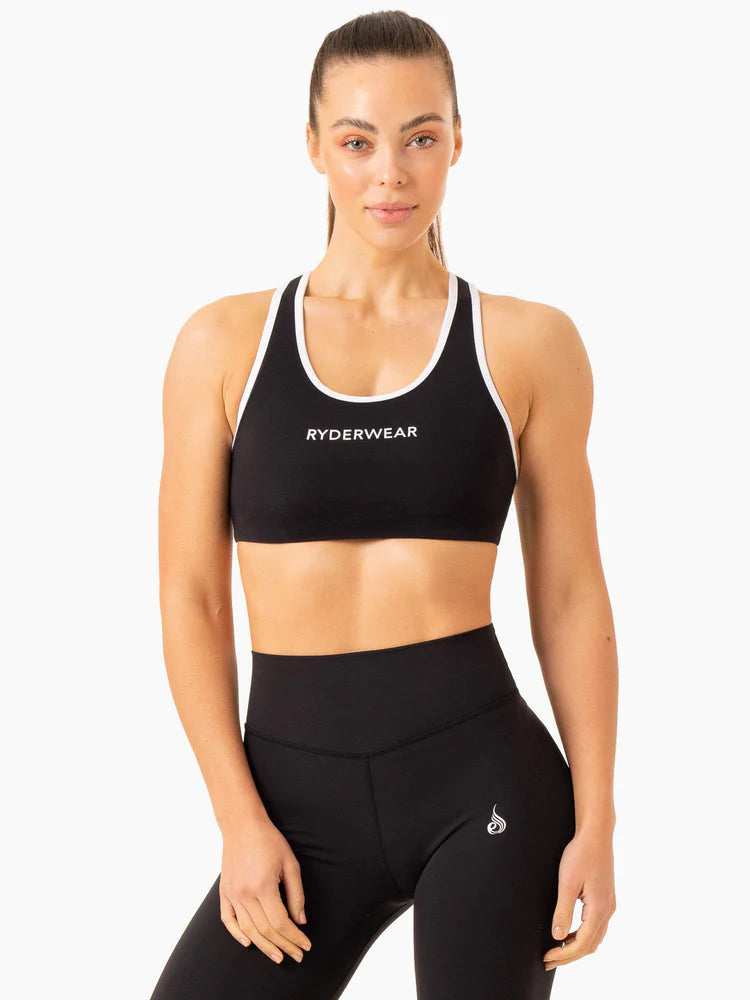 Frequency High Impact Sports Bra Black – Fit Society